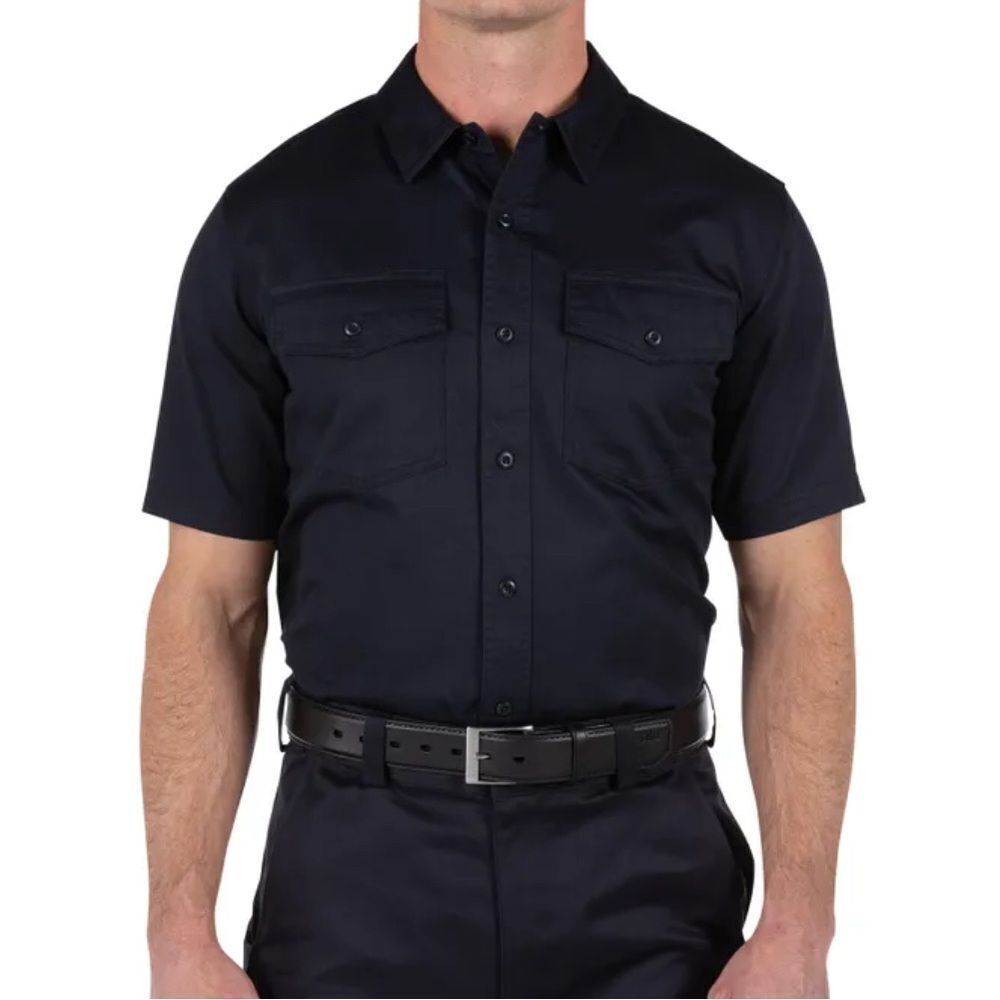 5.11 TACTICAL Company Short Sleeve Shirt Navy Men’s Size Medium
